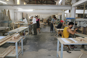wooden furniture factory