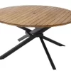 circle with black table